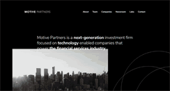 Desktop Screenshot of motivepartners.com
