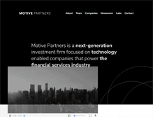 Tablet Screenshot of motivepartners.com